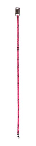 Wouapy Python Hundeleine, Kunstleder, 13 mm breit, 10 m lang, Pink von Wouapy