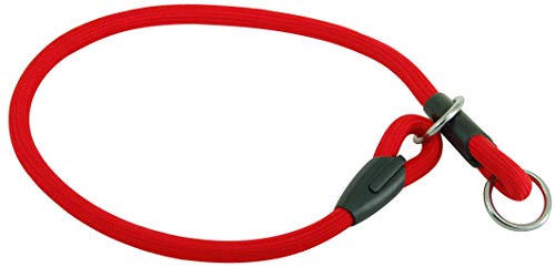 Wouapy Strangler Hundehalsband Mountain Rope, Länge 70 cm, Rot von Wouapy