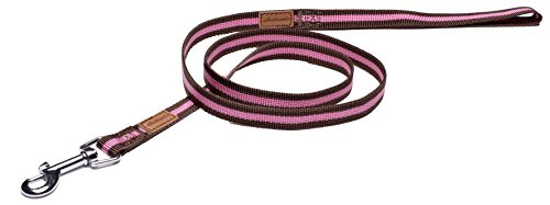 Wouapy Wouapy Bi-One Leine, 20 mm breit, 1 Meter lang, Pink / Braun von Wouapy