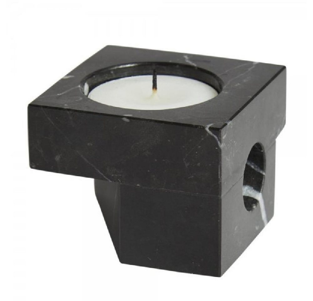 Woud Kerzenhalter Kerzenhalter Je De Dés 2 Marmor Schwarz (6x4,6x6 cm) von Woud