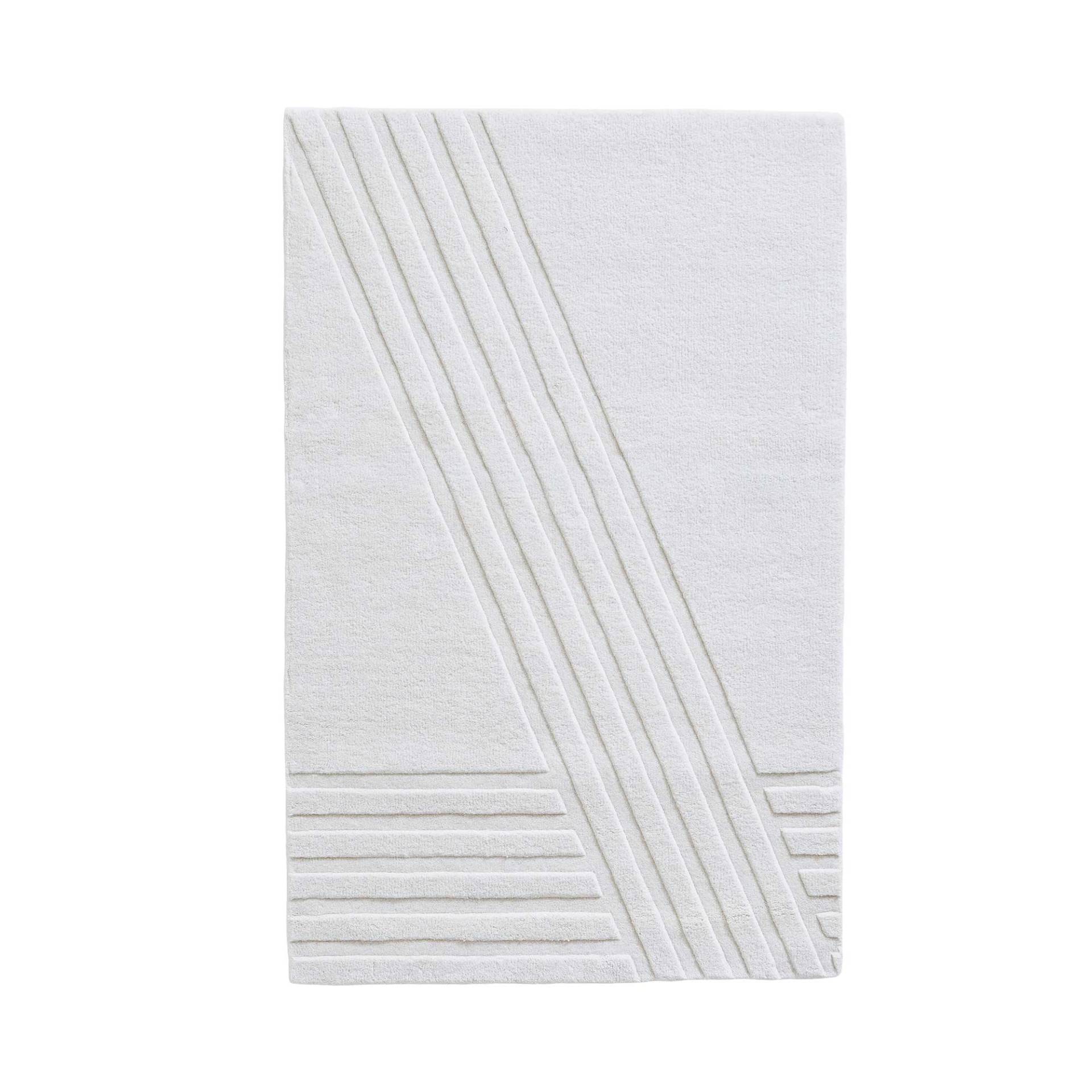 Woud - Kyoto Teppich 140x90cm - off white/LxB 140x90cm von Woud