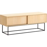 Woud - Virka Sideboard low, Eiche geseift von Woud