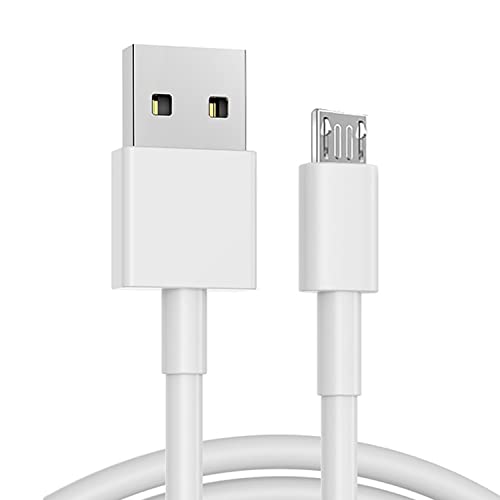 Woukksy 1M Micro USB Kabel, USB Ladekabel Datenkabel Kompatibel für Android Handys Smartphones Tablets - Weiß von Woukksy