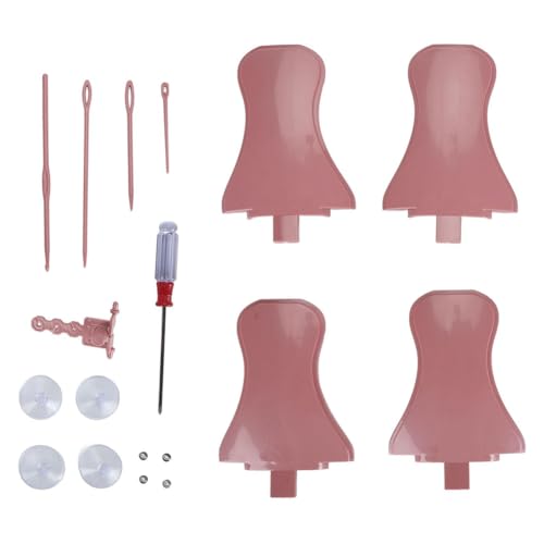 Wouueso 18-Teiliges Strickmaschinen-Adapter-Set, Ersatzwerkzeuge für 22, 32, 40, 48 und, Nadeln, Strickzubehör Wouueso 18-Teiliges Strickmaschinen-Adapter-Set, Ersatzwerkzeuge für 22, 32, 40, 48 und, Nadeln, Strickzubehör von Wouueso