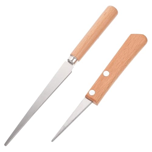 Wouueso 2 PCS Ton Reparaturmesser Fettling Cutter Töpfer-Bildhauerwerkzeuge Schmuckwerkzeuge Zur Schmuckherstellung Hotfix-Tool Wouueso 2 PCS Ton Reparaturmesser Fettling Cutter Töpfer-Bildhauerwerkzeuge Schmuckwerkzeuge Zur Schmuckherstellung Hotfix-Tool von Wouueso