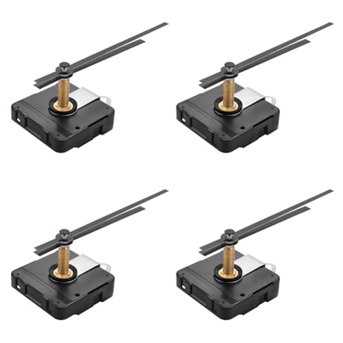 Wouueso 4 Stück 31 mm Langer Schaft, DIY-Uhrwerk, Zeigersatz, Wand-Quarzuhrwerk, Reparaturwerkzeug, Teile Wouueso 4 Stück 31 mm Langer Schaft, DIY-Uhrwerk, Zeigersatz, Wand-Quarzuhrwerk, Reparaturwerkzeug, Teile von Wouueso