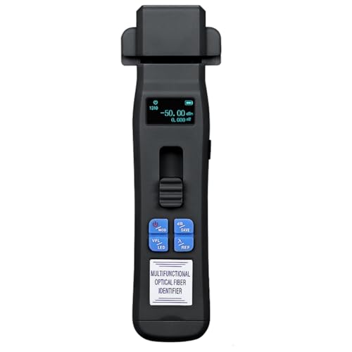 Wouueso Black -C607 Wiederaufladbarer Optischer Faser-Identifikator + OPM + VFL + LED-Licht Glasfaserkabeltester FTTH-Werkzeug -C605 Live-Faser-Optik-Identifikator Faser-Optik-Identifikator Wouueso Black -C607 Wiederaufladbarer Optischer Faser-Identifikator + OPM + VFL + LED-Licht Glasfaserkabeltester FTTH-Werkzeug -C605 Live-Faser-Optik-Identifikator Faser-Optik-Identifikator von Wouueso