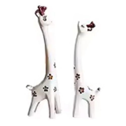 Wouueso Giraffenstatue, Hölzerne Giraffenstatue, Schreibtischdekoration, Giraffenskulptur, Tierskulptur, Heimbüro, Bücherregaldekoration A Wouueso Giraffenstatue, Hölzerne Giraffenstatue, Schreibtischdekoration, Giraffenskulptur, Tierskulptur, Heimbüro, Bücherregaldekoration A von Wouueso