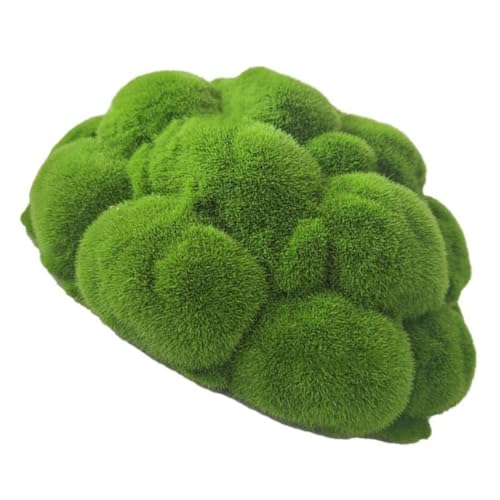 Wouueso Künstliche Pflanze, Moosball, Dekoration, Moosfelsen, Landschaftshandwerk, Geeignet für die Dekoration Von Haus, Hotel und Garten von Wouueso