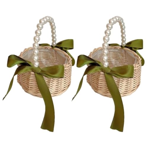 Wouueso Perlenförmiger Blumenkorb für Mitnehmen, Weidenkorb, Blumenkorb Als Souvenir, Foto-Requisiten Wouueso Perlenförmiger Blumenkorb für Mitnehmen, Weidenkorb, Blumenkorb Als Souvenir, Foto-Requisiten von Wouueso