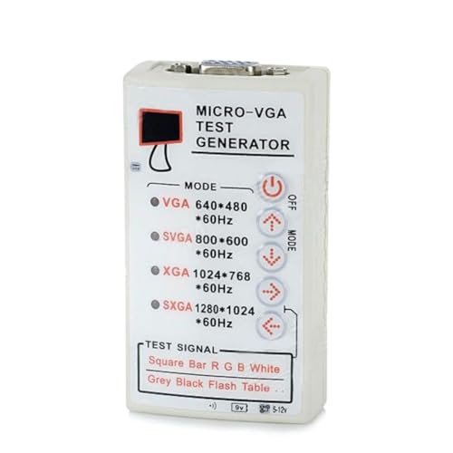 Wouueso SVGA XGA VGA Generator Signalquelle TV LCD Bildschirm CRT Projektor Farbdisplay Monitor Tester Werkzeug Wartungsdetektor Wouueso SVGA XGA VGA Generator Signalquelle TV LCD Bildschirm CRT Projektor Farbdisplay Monitor Tester Werkzeug Wartungsdetektor von Wouueso