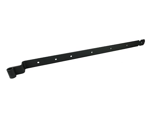 Wovar Ladenband Torband schwarz gekröpft gerundet verzinkt 55 cm von Wovar