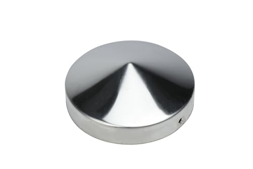 Wovar Pfostenkappen rund aus Edelstahl für 12 cm Pfosten - Pro Stück von Wovar