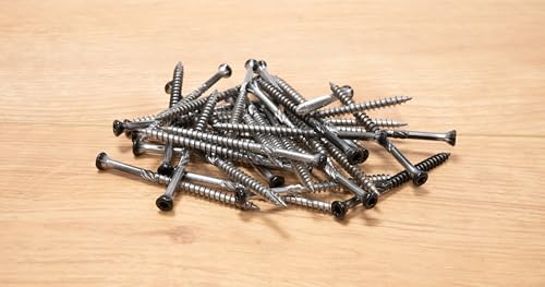 Wovar Schrauben für Keilstülpschalung Schwarz Edelstahl 410 4 x 60 mm Torx 20 mit Schneidkerbe - 200 Stück Wovar Schrauben für Keilstülpschalung Schwarz Edelstahl 410 4 x 60 mm Torx 20 mit Schneidkerbe - 200 Stück von Wovar