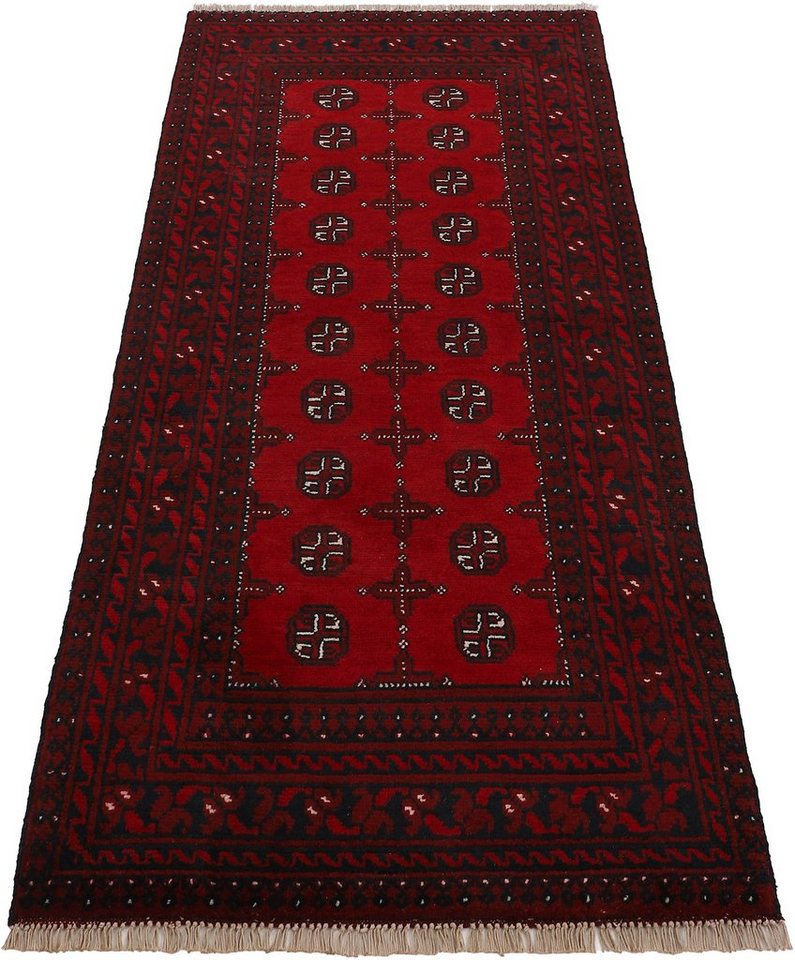 Läufer Afghan Akhche Bokhara, Woven Arts, rechteckig, Höhe: 8 mm von Woven Arts