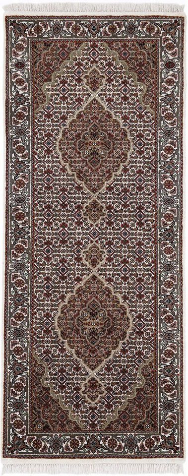 Läufer Orientteppich Tabriz Mahi, Woven Arts, rechteckig, Höhe: 15 mm, handgeknüpft, Wohnzimmer, reine Wolle für ein warmes Raumklima von Woven Arts