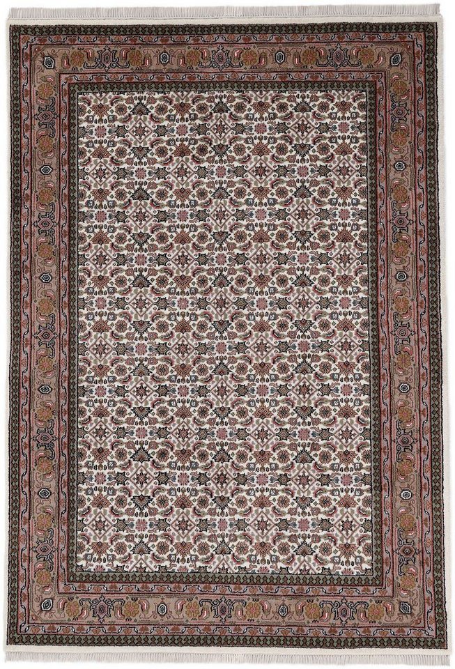 Orientteppich Orientteppich Bidjar Herati, Woven Arts, rechteckig, Höhe: 15 mm, handgeknüpft, Wohnzimmer, reine Wolle von Woven Arts