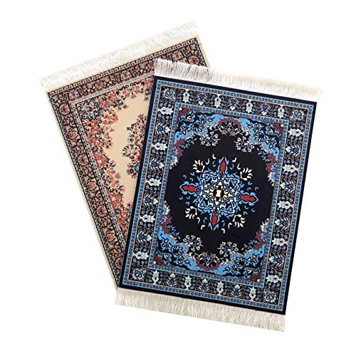 Mauspad mit 2 Computerteppichen, orientalischer Stil von Wovenrugs