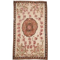 Blumen Großer Vintage Kars Kelim Teppich - 6, 9 X 11, 5 von WovenyHome