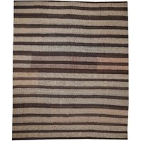 Brauner Übergroßer Vintage Kelim Teppich - 11, 4 X 14, 1 von WovenyHome