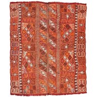 Vintage Bestickt Dekorative Arabi Kilim Teppich - 5, 1 X 6, 2 von WovenyHome