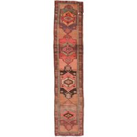 Vintage Dekorativer Herki Läufer Teppich - 2, 11 X 12, 2 von WovenyHome