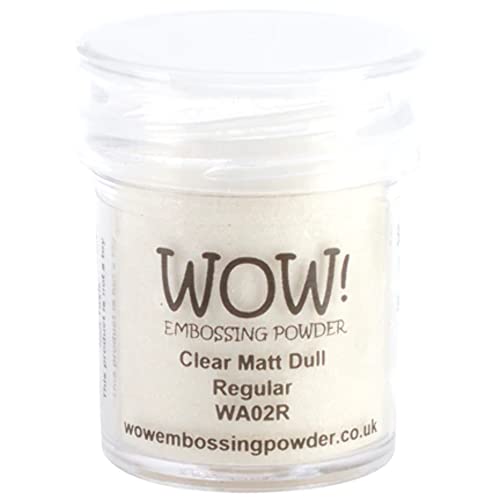 WOW! Embossing Powder 15ml-Clear Matt Dull WOW! Embossing Powder 15ml-Clear Matt Dull von WOW!