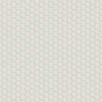 Vliestapete - Hexagon Chic Ivory - Weiß - 1005x52 cm - Weiß von Wow