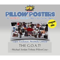 Kissen Poster The G.o.a.t Michael Jordan Tribute Kissenbezug Ver.1 Kissen Poster The G.o.a.t Michael Jordan Tribute Kissenbezug Ver.1 von WowImaging