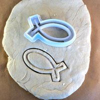 Ichthys Cookie Cutter Christlicher Fisch, Fondant, Ton Ichthys Cookie Cutter Christlicher Fisch, Fondant, Ton von WowLondon