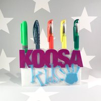 Logo Business Custom Stift/Bleistift Töpfe - Personalisiert Rezeption Büro Dekor Schreibtisch Ordentlich Corporate Stationär von WowLondon