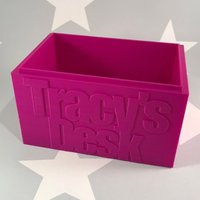 Stiftehalter Groß - Personalisiert Schreibtischaufbewahrung Stiftebox Stifthalter von WowLondon