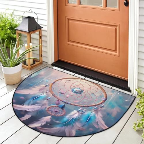 WowPrint Dream Catcher Fußmatte Eingangsmatte Teppich Bereich Teppiche Indoor Outdoor Waschbar Saugfähig Rutschfeste Bodenmatte Teppich 91,4 x 61 cm von WowPrint