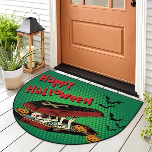 WowPrint Happy Halloween Skelett Fußmatte Eingangsmatte Teppich Halloween Bereich Teppiche Indoor Outdoor Waschbar Saugfähig Rutschfeste Bodenmatte Teppich 91,4 x 61 cm WowPrint Happy Halloween Skelett Fußmatte Eingangsmatte Teppich Halloween Bereich Teppiche Indoor Outdoor Waschbar Saugfähig Rutschfeste Bodenmatte Teppich 91,4 x 61 cm von WowPrint
