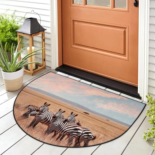 WowPrint Wild Zebra Fußmatte Eingangsmatte Teppich African Zebra Area Rugs Indoor Outdoor Waschbar Saugfähig Rutschfeste Bodenmatte Teppich 91,4 x 61 cm WowPrint Wild Zebra Fußmatte Eingangsmatte Teppich African Zebra Area Rugs Indoor Outdoor Waschbar Saugfähig Rutschfeste Bodenmatte Teppich 91,4 x 61 cm von WowPrint