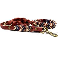 Lederhalsband Und Leine Im Set Oder Einzeln „Rust Blue" Lederhalsband Und Leine Im Set Oder Einzeln „Rust Blue" von WowWauMarley