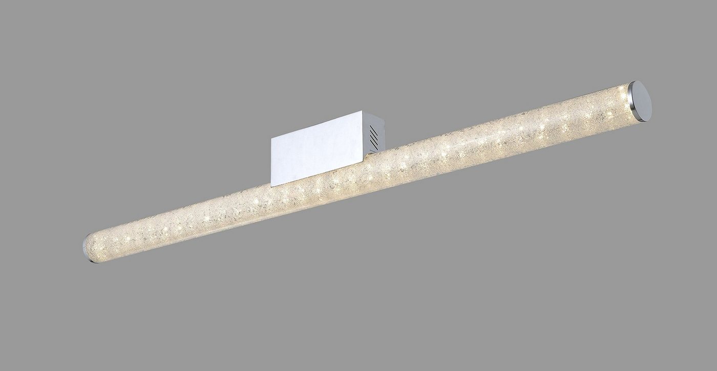 Woward LED Deckenleuchte LED Deckenleuchte Warmweiß Beleuchtung Chrom Decken Lampe, LED fest integriert, Warmweiß, LED Deckenleuchte von Woward