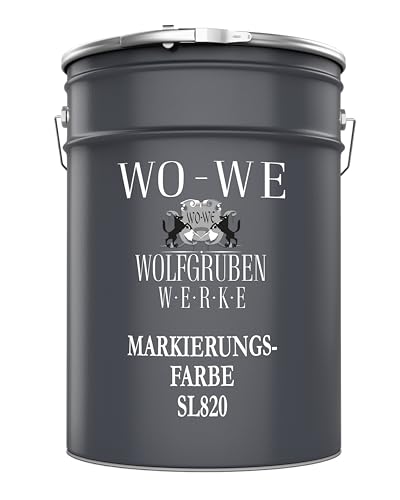 WO-WE Markierungsfarbe Fahrbahnmarkierung Strassenmarkierungsfarbe BLAU- 5L von WO-WE