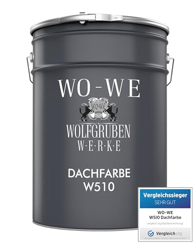 Dachfarbe Sockelfarbe Dachbeschichtung W510 Anthrazitgrau ähnl. RAL 7016-10L von WO-WE