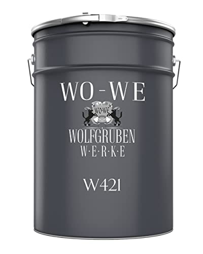 WO-WE Holzlack Holzfarbe Holzschutzfarbe Möbellack MATT W421 Reinweiß änhl. RAL 9010-5L von WO-WE