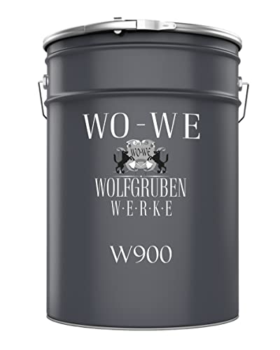 WO-WE Metalllack Metallfarbe Buntlack W900 Decklack für Metall Stahl Eisen Anthrazitgrau ähnl. RAL 7016 2,5L von WO-WE