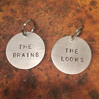 Handgestempelte Hundemarke Aus Aluminium - Die Köpfe & Das Aussehen, Lustige Haustier Id von WowieGoods