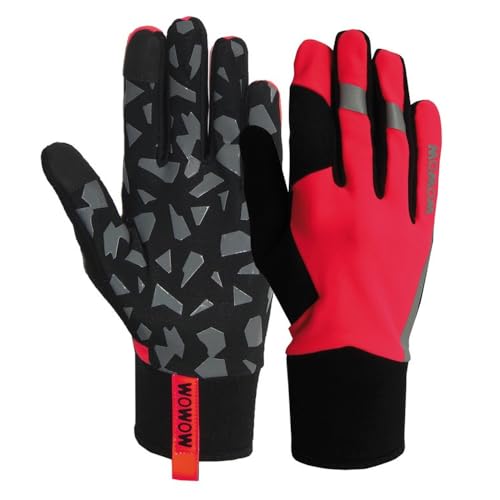 Wowow Uni Early Fog Fluo Unisex Handschuhe, rot, M von WOWOW