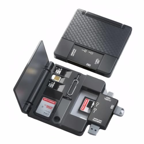 7 IN 1 SD Kartenleser für iPhone, USB SD Karten Adapter für Apple, SD Kartenleser Box für iPhone 15/Pro Max/Pro/Plus/für iPad Pro/MacBook Pro/Air, Samsung Galaxy-Schwarz 7 IN 1 SD Kartenleser für iPhone, USB SD Karten Adapter für Apple, SD Kartenleser Box für iPhone 15/Pro Max/Pro/Plus/für iPad Pro/MacBook Pro/Air, Samsung Galaxy-Schwarz von Wowssyo
