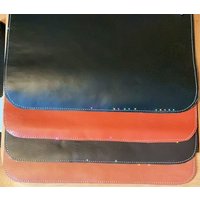 Reduzierter Preis, Echtleder Home Office Desk Matte, Mousepad Leder, Leder Schreibtischunterlage, 3 Größen & 4 Farben von Wowtil