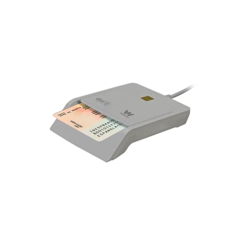 Woxter Elektronische ID Reader Weiß - elektronische ID-Leser, ID 3.0, kompatibel mit PC und MAC, PE26-144 von Woxter