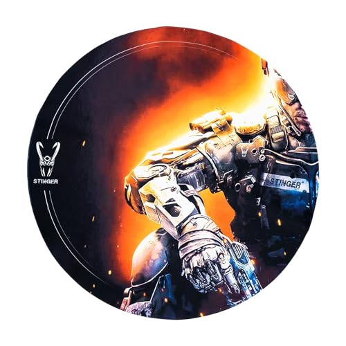 Woxter Stinger Floorpad Soldier - Landspielwerselgipfel, Bodenschutzmaterie - wasserfest, waschbar, 100 Prozent Mikrofaser, Durchmesser 120 cm Woxter Stinger Floorpad Soldier - Landspielwerselgipfel, Bodenschutzmaterie - wasserfest, waschbar, 100 Prozent Mikrofaser, Durchmesser 120 cm von Woxter