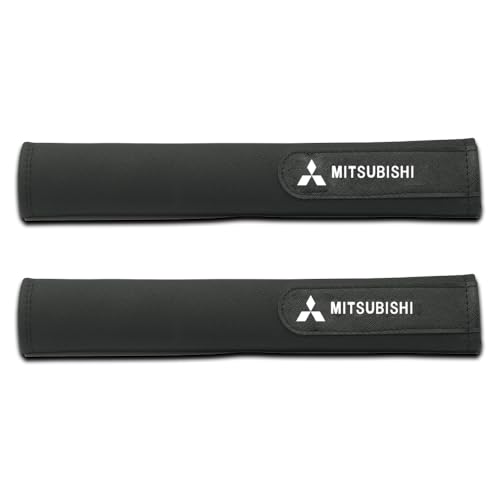 WpTGEX Gurtpolster Auto Für Mitsu-bishi Outlander PHEV 2013-2023 2024 2025 GK, Sicherheitsgurt-Kissenbezug, Auto Sicherheitsgurt Pu Gurtpolster, Damit Sie Und Ihre Familie Eine Entspannte Reise Haben von WpTGEX