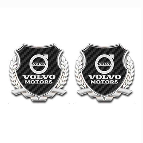 WpTrick Auto Abzeichen Für Volvo V40 V50 V60 V90, Heckklappe Abzeichen FüR Auto, Karosserie-Abzeichen, Auto Aufkleber Emblem Auto Aufkleber Abzeichen,B von WpTrick