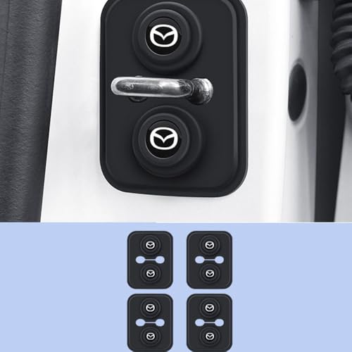 WpTrick Schutz FüR TüRverriegelung Für Mazda CX-30 2019-2023 2024 2025, TüRschlossabdeckung Schutzkappe, TüRschloss Schutzabdeckung, TüRschlossabdeckung Schnalle ZubehöR,4pcs von WpTrick